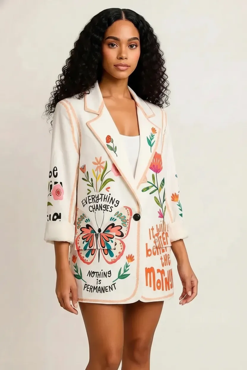 Blazer with front & back